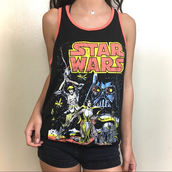 Fifth Sun Tops - Star Wars Tank Top A New Hope Sz M Black